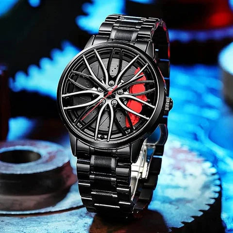 Stainless steel Luxury Wheel Watch